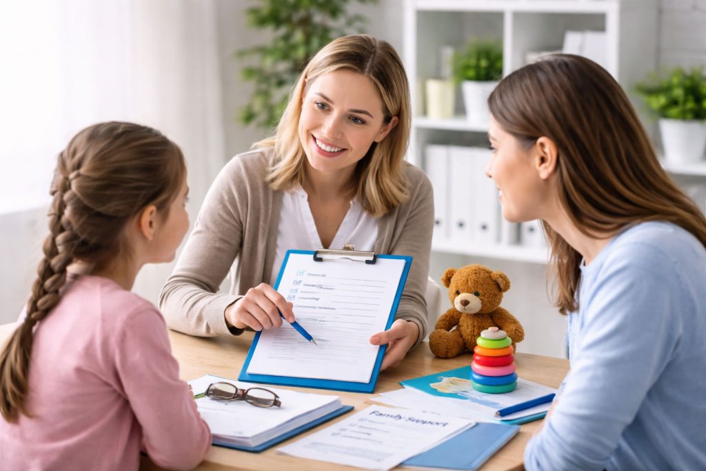 Asesoramiento de trabajo social a familias con orientación profesional y acompañamiento personalizado en Madrid.